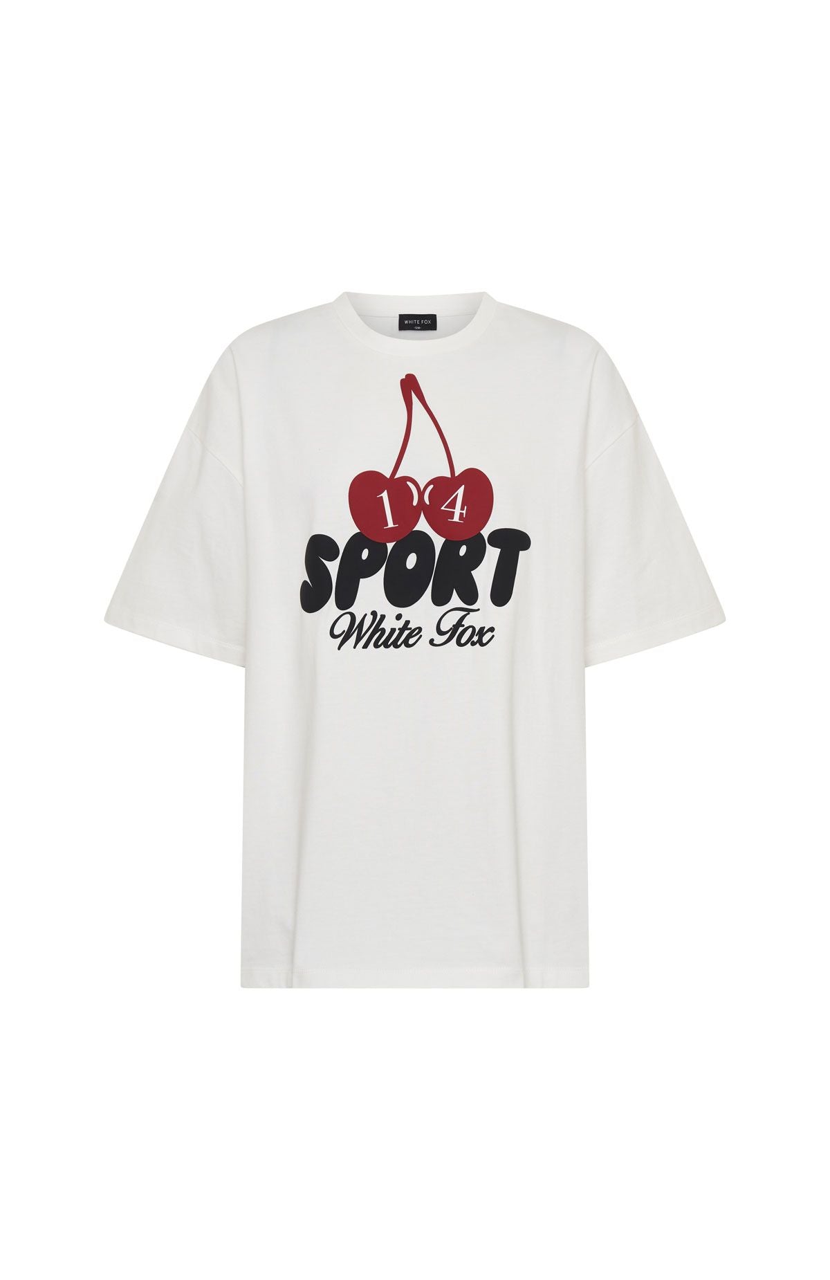 Club 14 Peyton Oversized Tee White