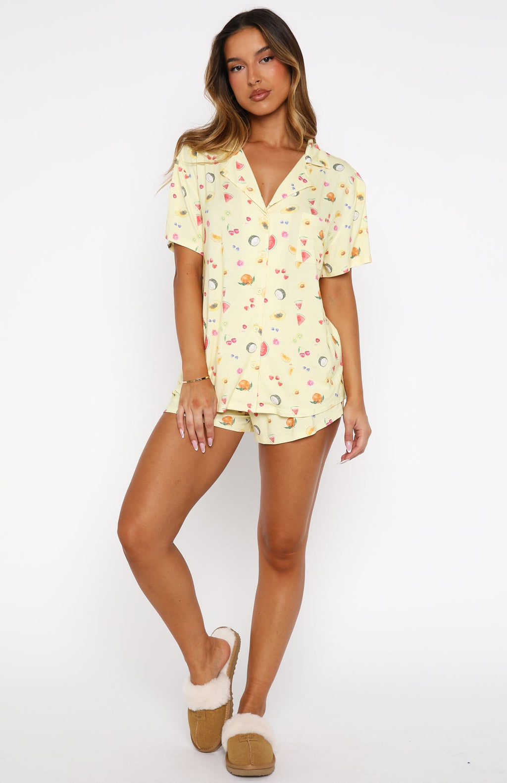 Dreamscape Printed Pyjama Set Fruit Salad
